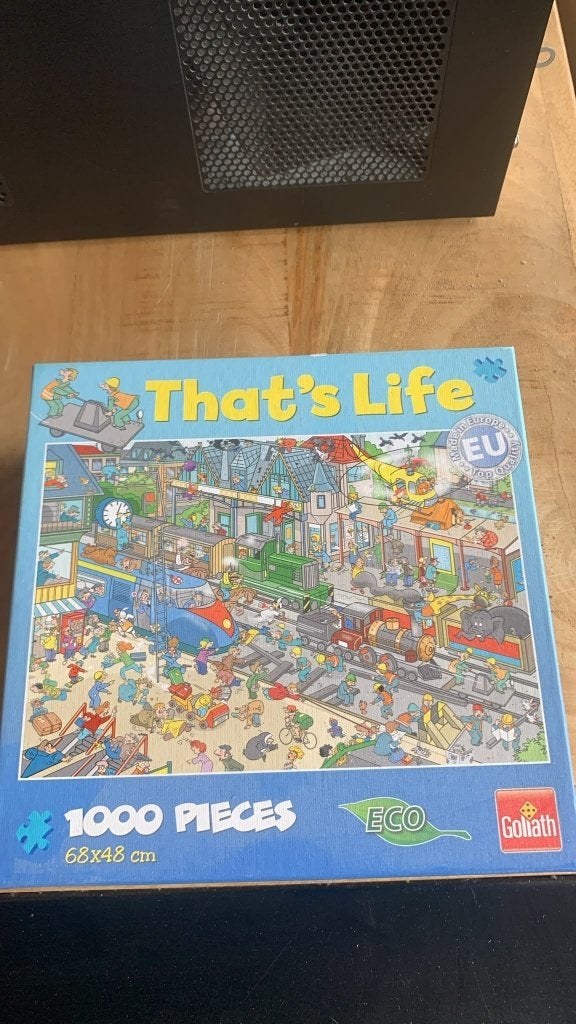 Goliath That's Life Puzzel 1000 stukjes  CS27247, Ophalen of Verzenden, 500 t/m 1500 stukjes, Gebruikt, Legpuzzel