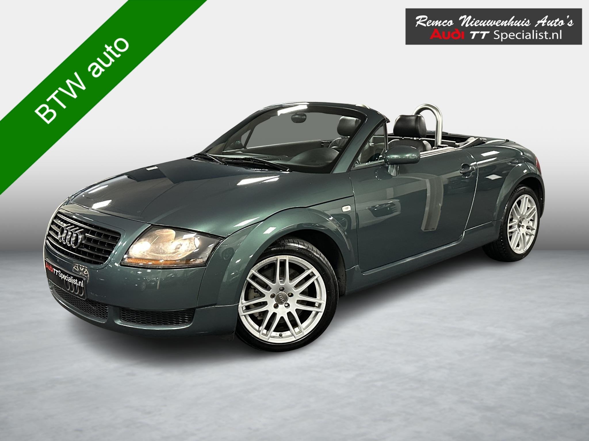 Audi TT Roadster 1.8 5V Turbo 180PK Nieuwe Kap Youngtimer BT, Voorwielaandrijving, Verwarmde buitenspiegels, TT, Gebruikt