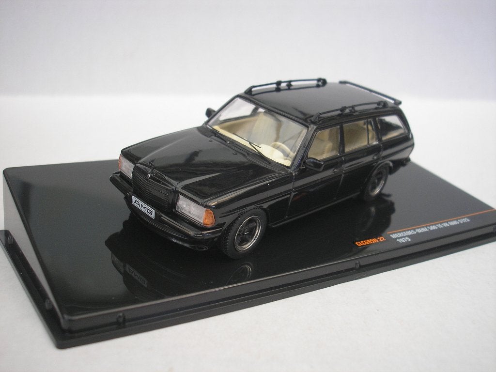 Mercedes Benz 500TE V8 AMG (S123) 1979 Zwart 1/43 Ixo, Ophalen of Verzenden, Nieuw, Auto, Overige merken