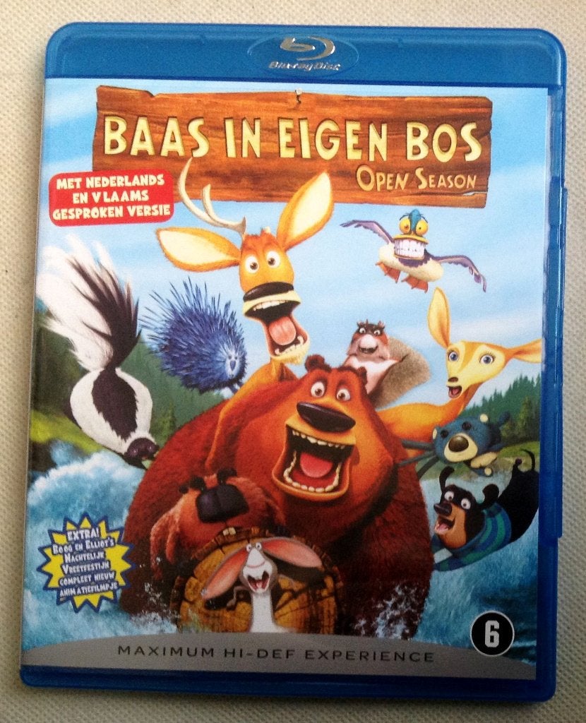 Baas In Eigen Bos (Open Season), Cd's en Dvd's, Blu-ray, Gebruikt, Verzenden, Nederlands, Tekenfilms en Animatie