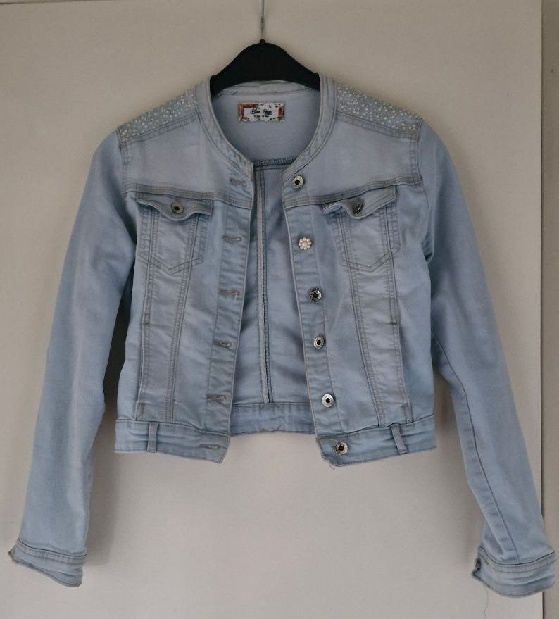 Stoer spijkerjasje maat 38, Kleding | Dames, Blauw, Ophalen of Verzenden, Zo goed als nieuw, Jasje