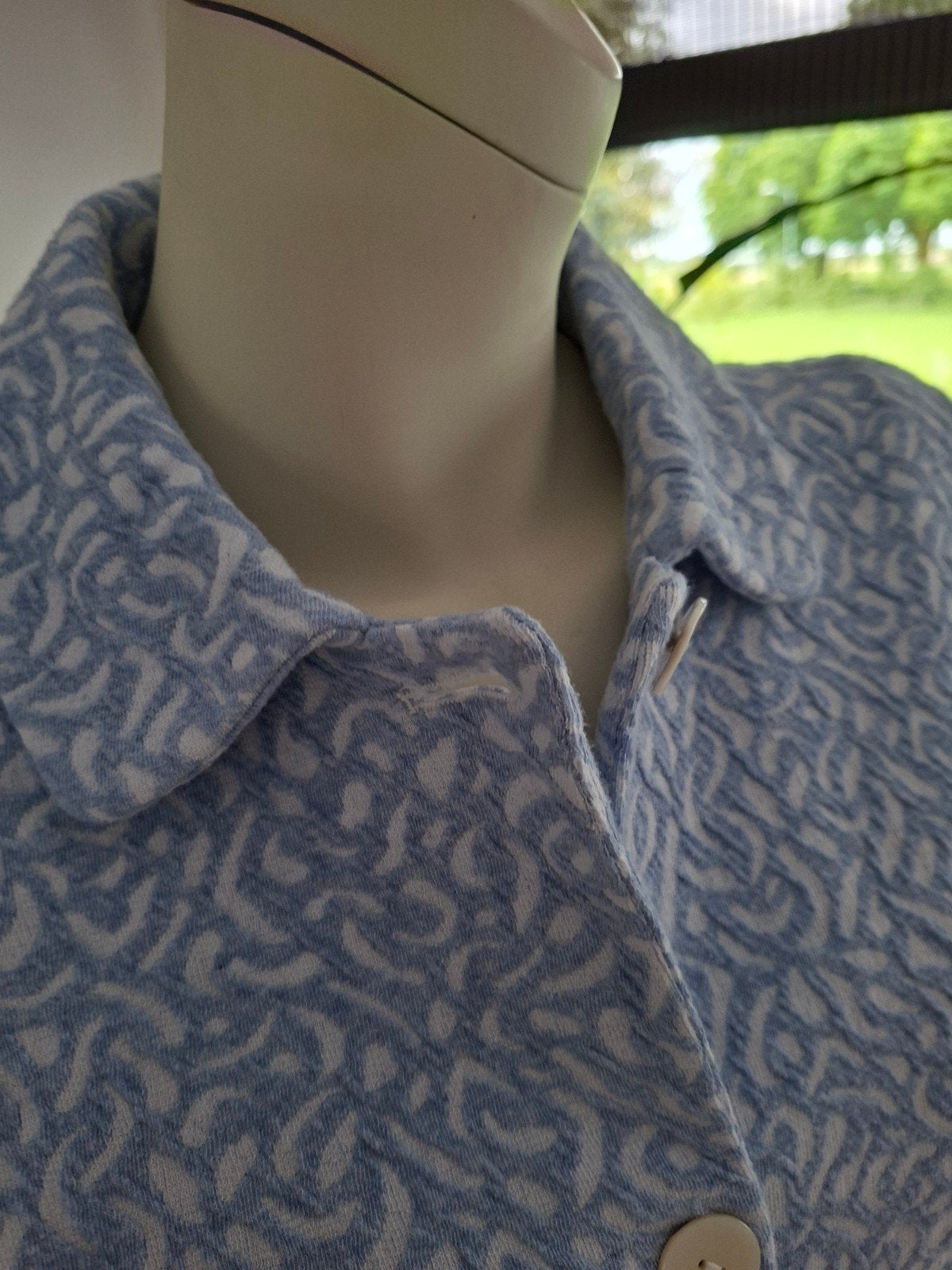 Giulia e tu NIEUW vest vestjasje lichtblauw wit 42 L chique, Kleding | Dames, Blauw, Maat 42/44 (L), Ophalen of Verzenden, Jasje