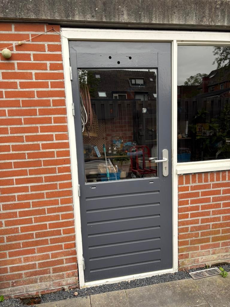 Schuurdeur, Doe-het-zelf en Verbouw, Deuren en Horren, Ophalen, Gebruikt, 80 tot 100 cm, Buitendeur