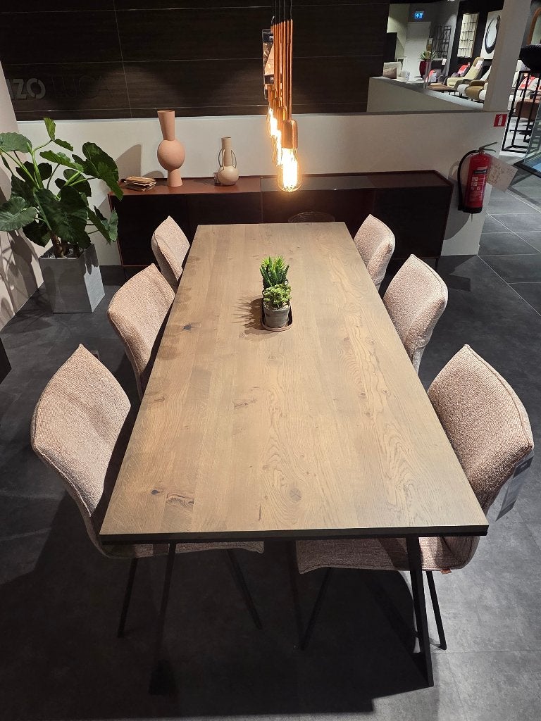 Enzo Luca Eetkamer tafel Oblungo, Huis en Inrichting, Ophalen, 200 cm of meer, 50 tot 100 cm, Zo goed als nieuw