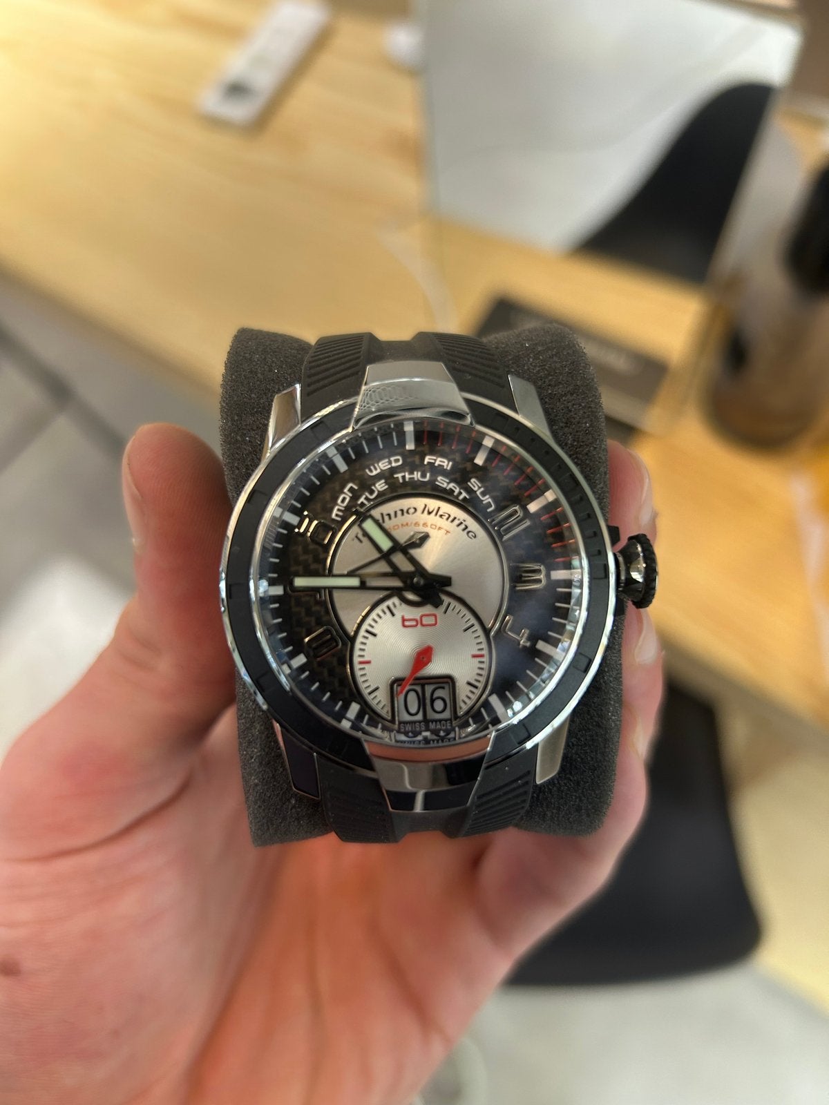 TechnoMarine UF6 Retrograde Day UFR02, Overige merken, Staal, Polshorloge, Nieuw