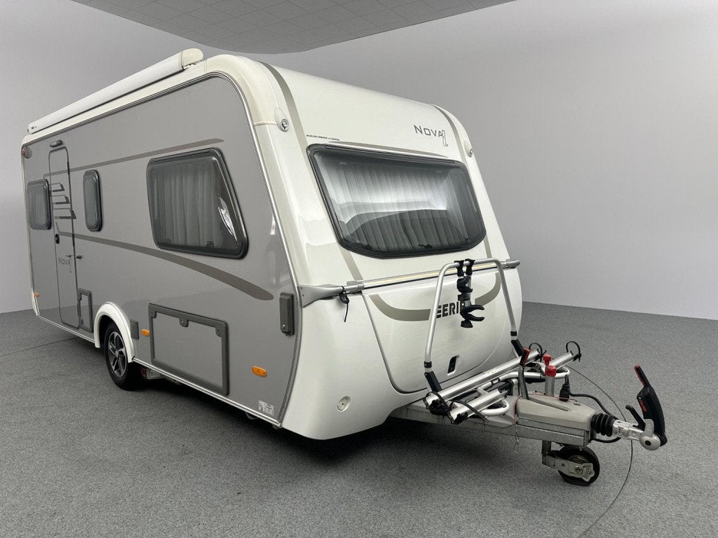 Eriba Nova Light 470 Crystal Silver Cassetteluifel Mover, Rondzit, Bedrijf, 4 tot 5 meter, Hordeur
