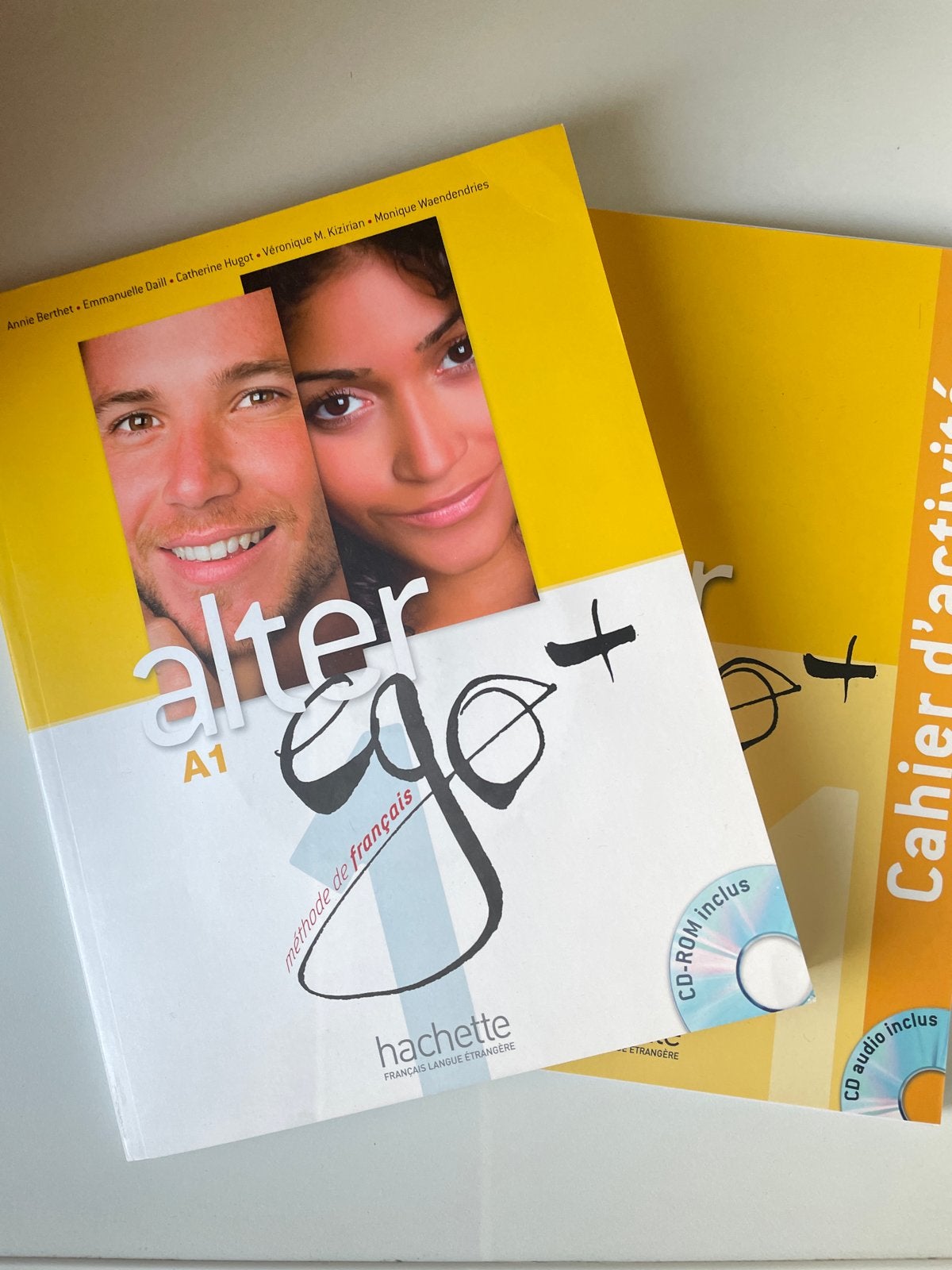Cursus Frans A1 Alter Ego+ inclusief CD-ROM (z.g.a.n.), Ophalen of Verzenden, Alpha, Zo goed als nieuw, Overige niveaus