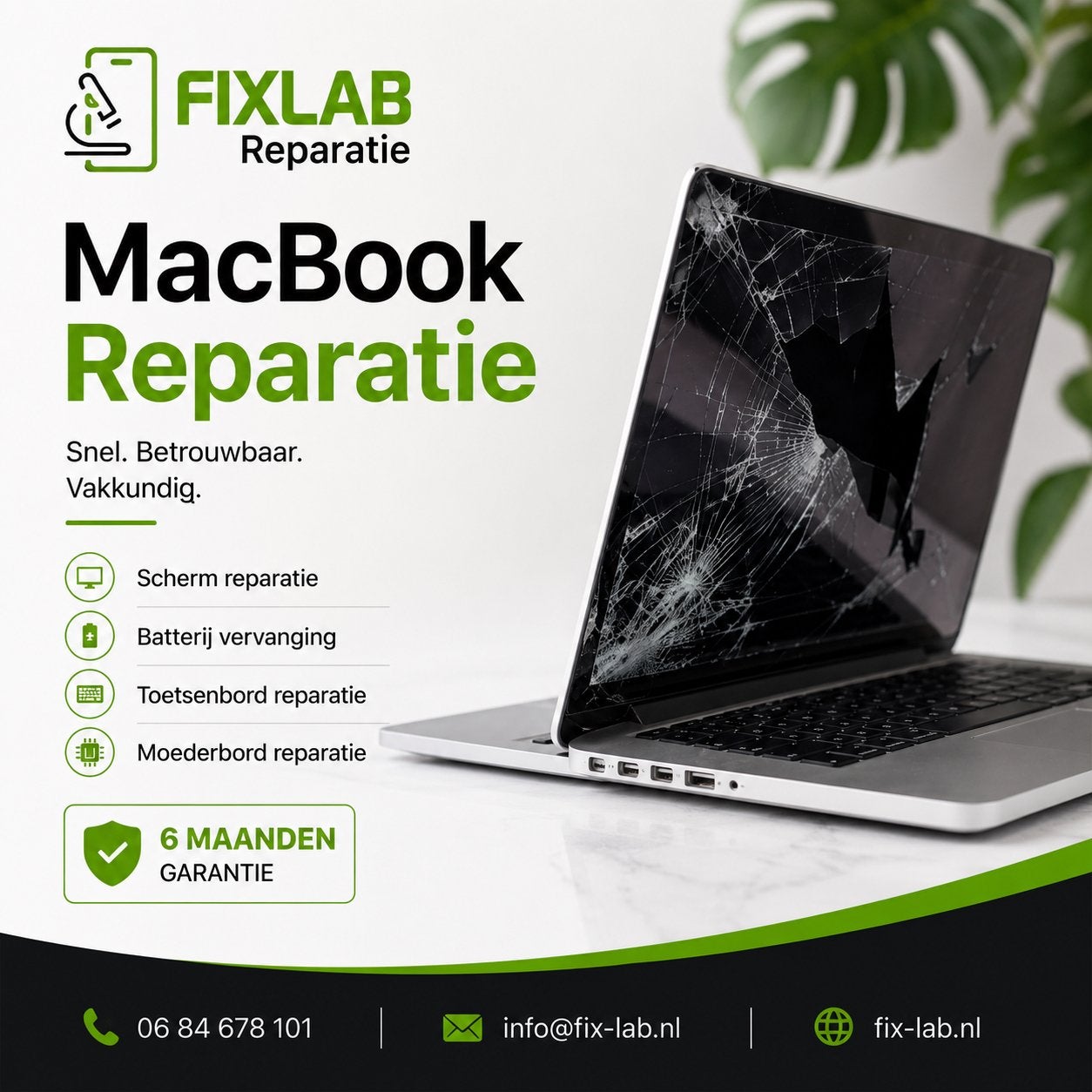 MacBook en iMac reparatie Amsterdam, Computers en Software, Apple Macbooks, Ophalen of Verzenden, Zo goed als nieuw