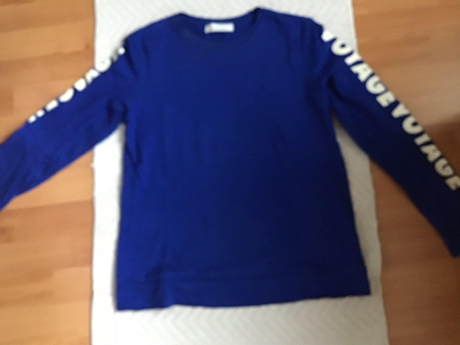 Samsoe Samsoe top in maat S, Blauw, Ophalen of Verzenden, Zo goed als nieuw, Lange mouw