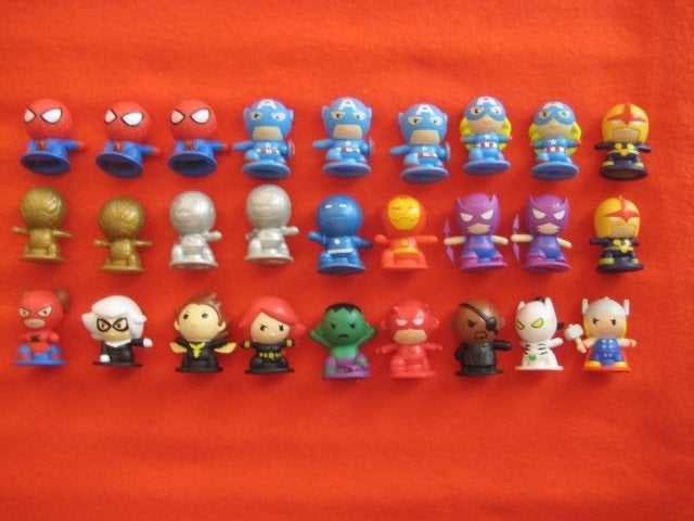 Marvel figuurtjes Spiderman, Ironman, Hulk, Thor, NIck Fury, Ophalen of Verzenden, Superheld, Nieuw, Beeldje of Figuurtje