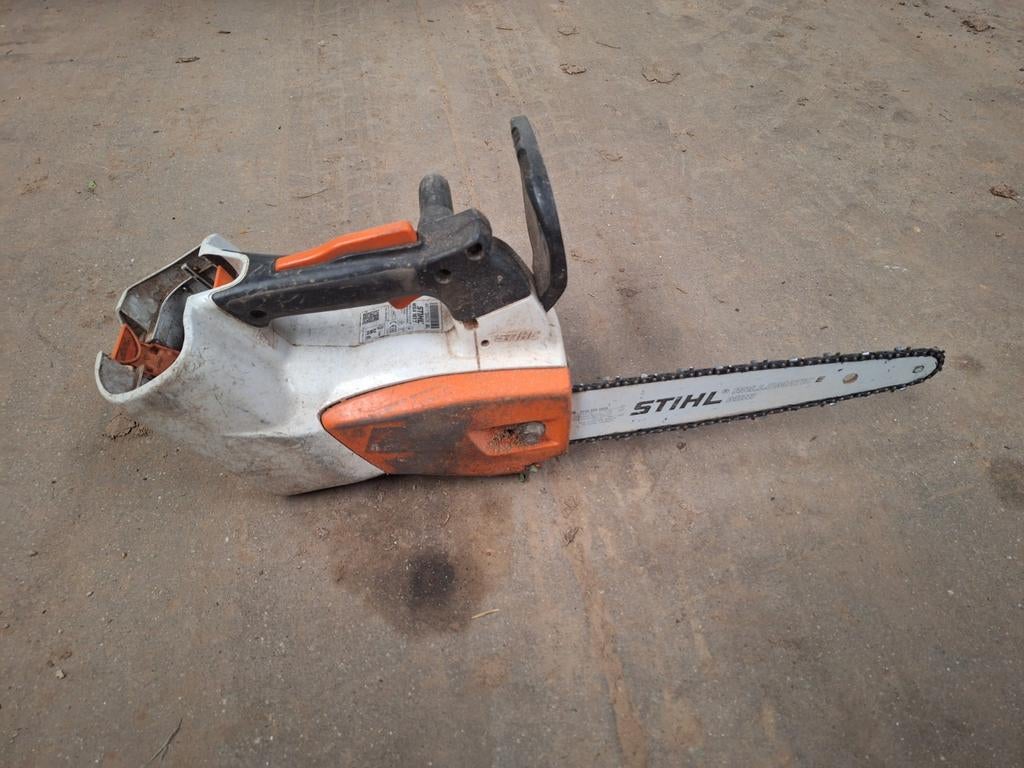 Stihl msa 161t kettingzaag, Ophalen, Gebruikt, Benzine