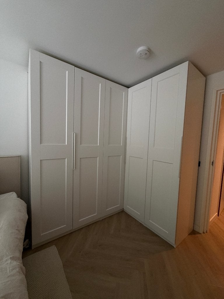 IKEA PAX hoekkast | Wit | Incl. verlichting | Zeer netjes, Huis en Inrichting, Kasten | Kledingkasten, 200 cm of meer, 50 tot 100 cm