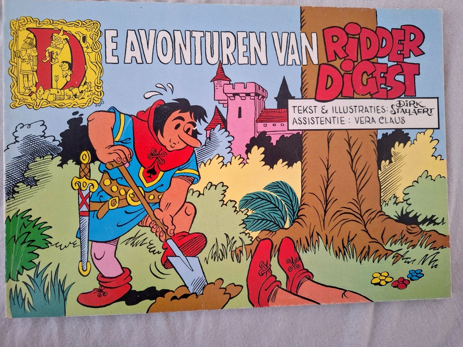 De Avonturen van Ridder Digest - Dirk Stallaert (1983), Eén stripboek, Ophalen of Verzenden, Zo goed als nieuw