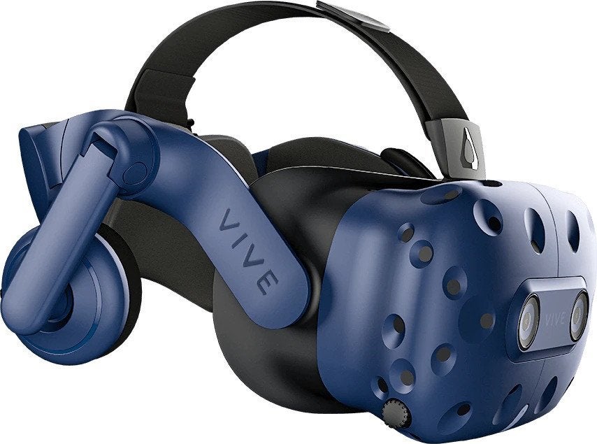 HTC Vive Pro VR-set compleet – 2x basisstation + controllers, Spelcomputers en Games, Virtual Reality, Ophalen of Verzenden, Gebruikt