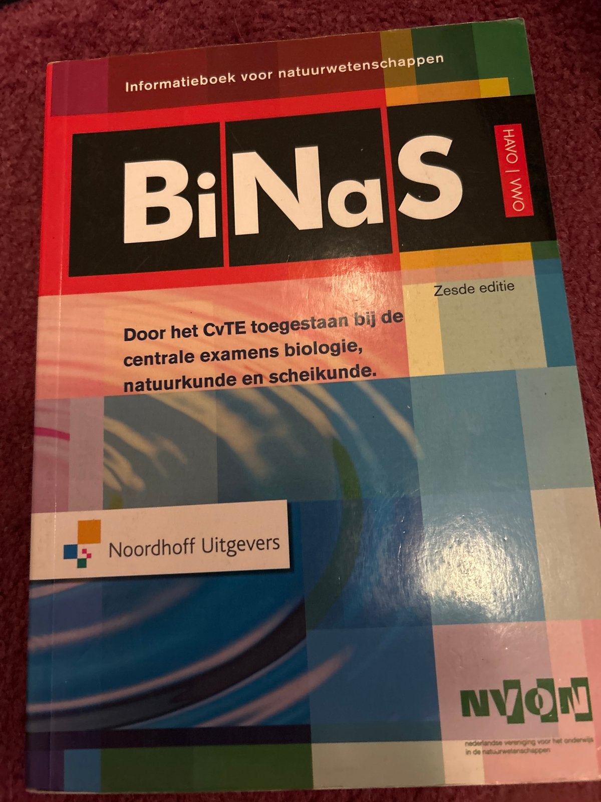 BiNaS HAVO/VWO Zesde editie - Natuurwetenschappen, Boeken, Ophalen of Verzenden, Zo goed als nieuw, HAVO, Biologie