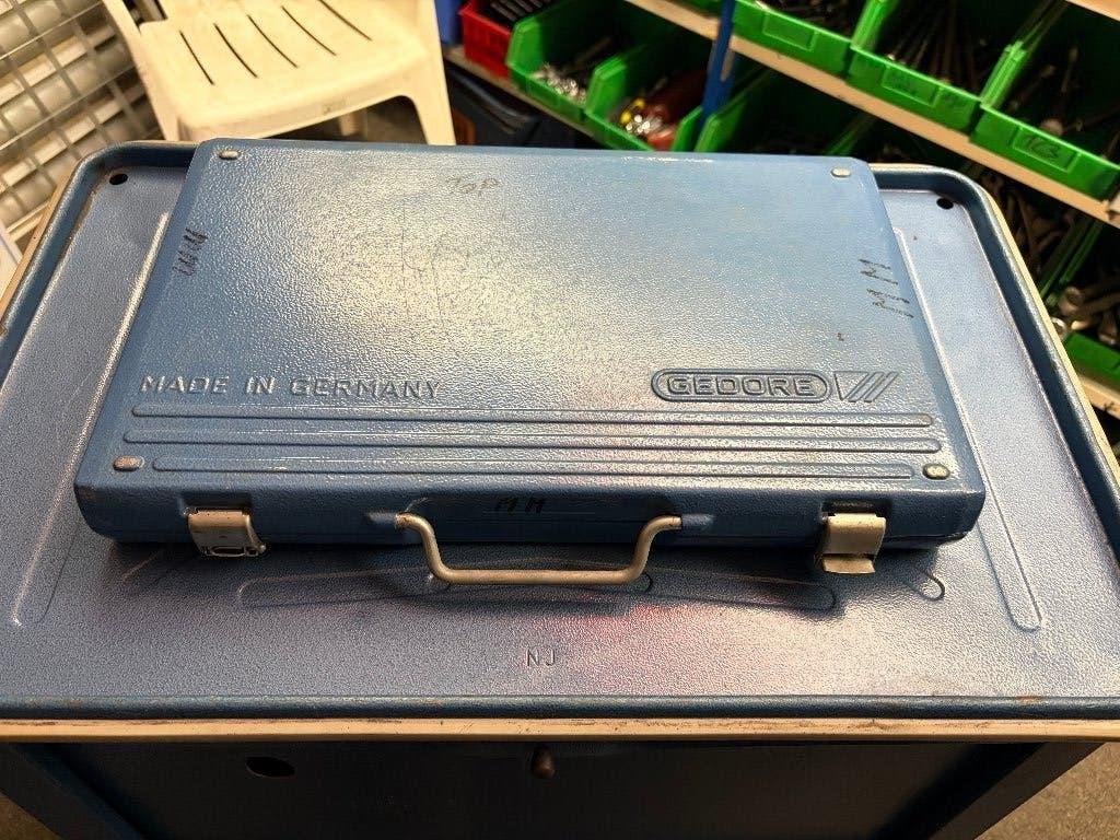 Gedore doppenset in kist 1/2" 19/D19VMU, Auto diversen, Ophalen of Verzenden, Gebruikt