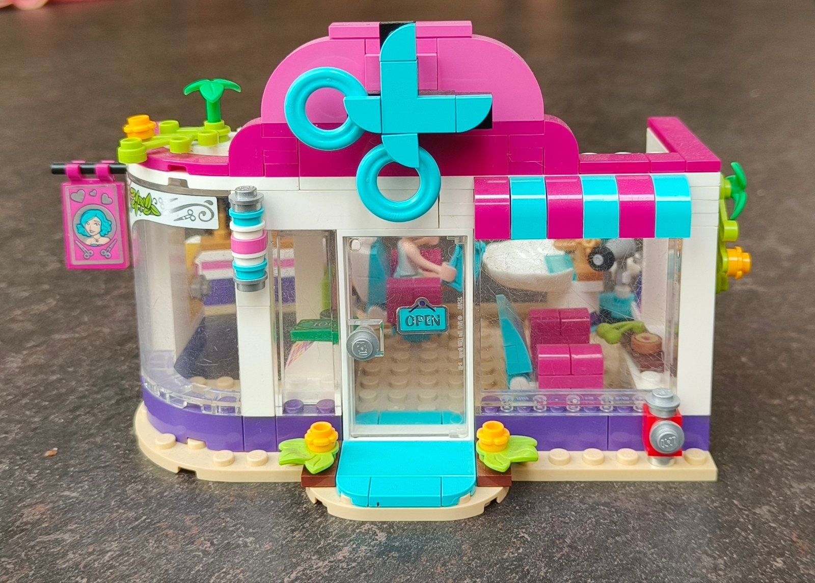 Lego kapsalon 41391, Gebruikt, Lego, Friends, Ophalen of Verzenden