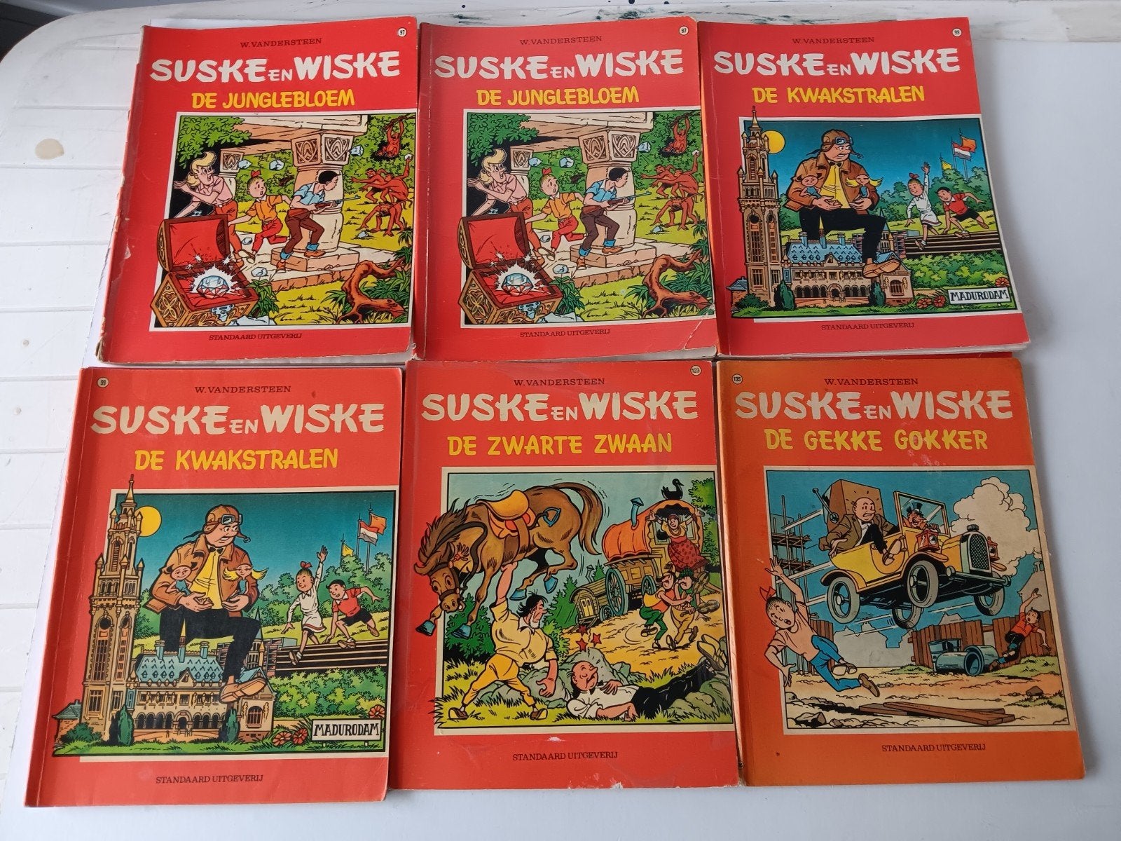 Suske en wiske strips, Meerdere stripboeken, Ophalen of Verzenden, Gelezen