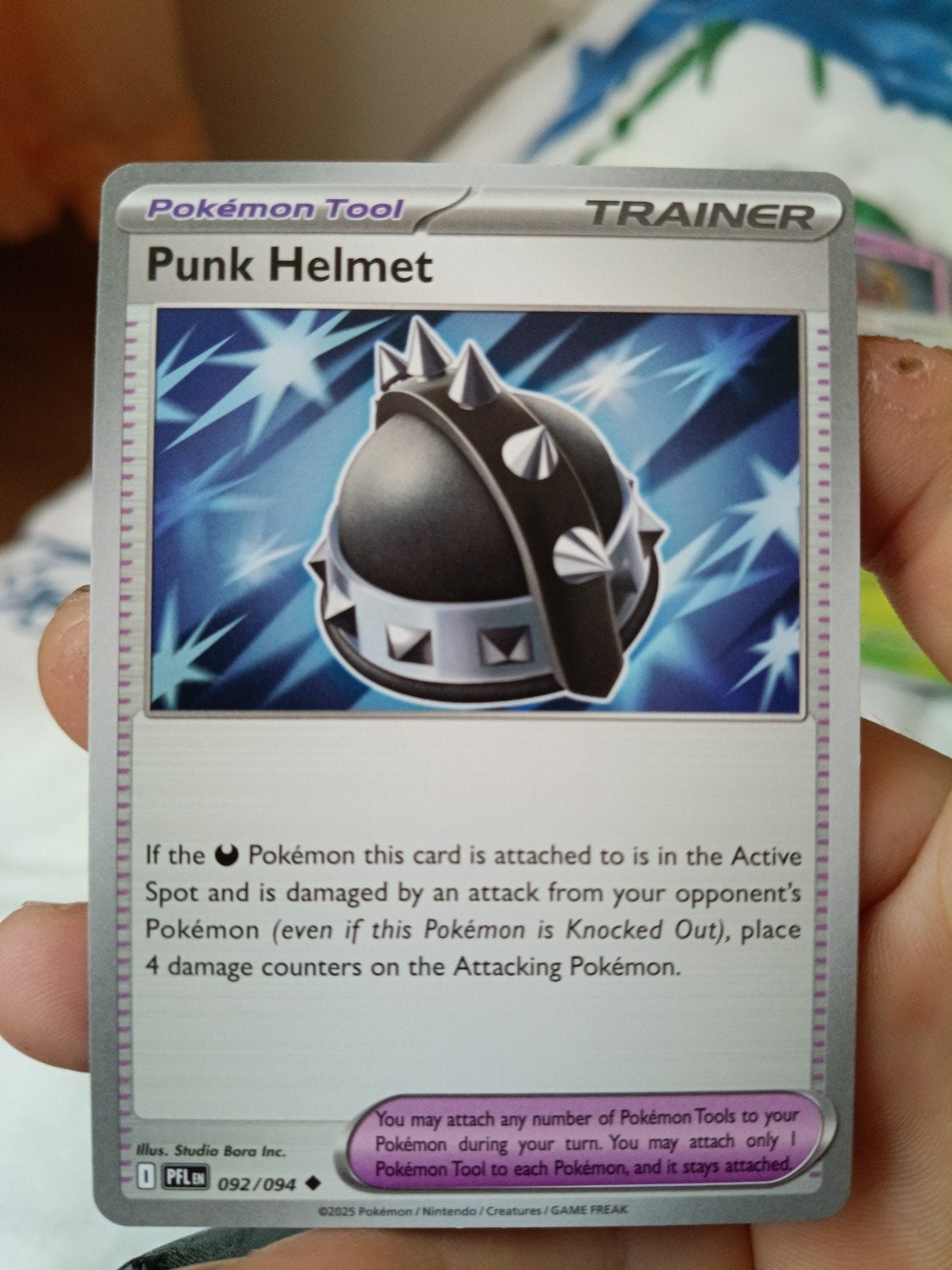 Pokémon TCG: Punk Helmet Trainer Kaart (092/094), Ophalen of Verzenden