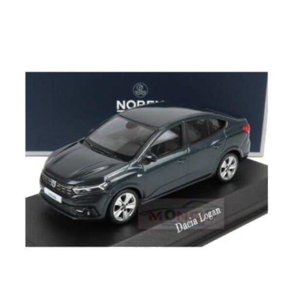 Dacia Logan 2021 Grijs Modelauto 1/43 Norev, Auto, Norev, Ophalen of Verzenden, Norev