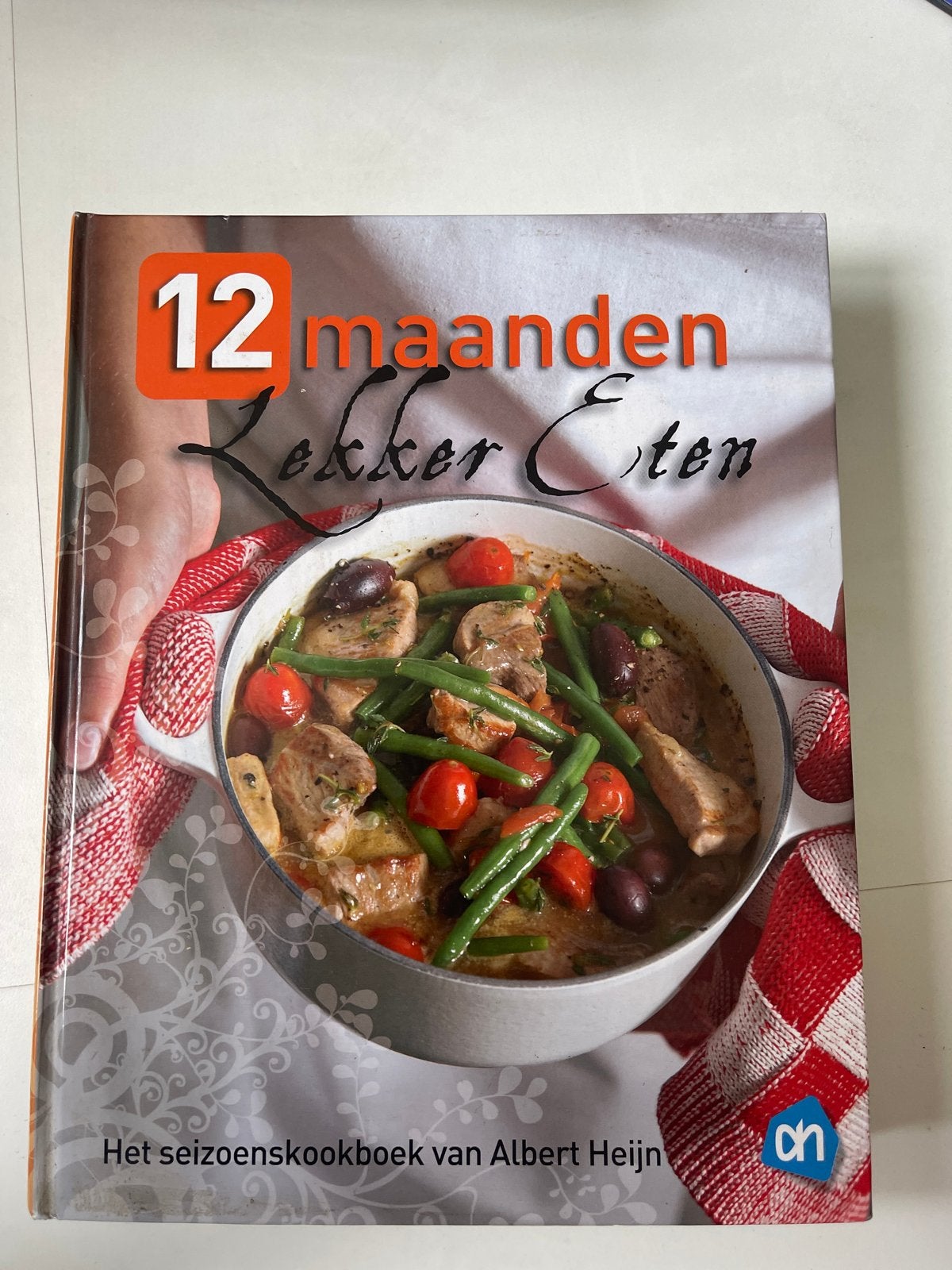 12 Maanden Lekker Eten - Het Seizoenskookboek Albert Heijn, Boeken, Gelezen, Hoofdgerechten, Ophalen of Verzenden, Gezond koken