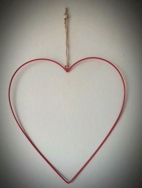 Metalen frame hart - moederdag - krans - bloemschikken, Ophalen of Verzenden, Nieuw