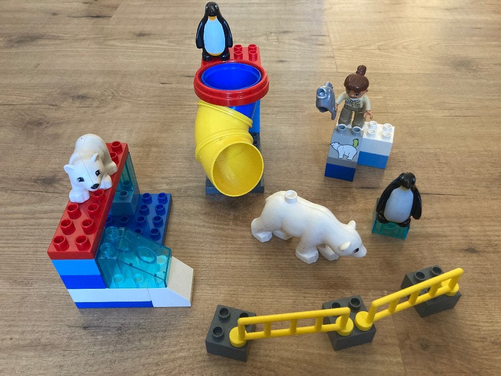 Duplo dierentuin 5633, Kinderen en Baby's, Speelgoed | Duplo en Lego, Overige thema's, Compleet, Ophalen of Verzenden, Zo goed als nieuw