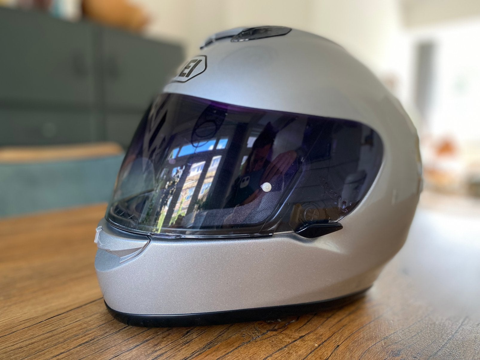 Shoei Raid II integraalhelm, mt S, light silver + 2e vizier, Ophalen, Dames, Integraalhelm, S
