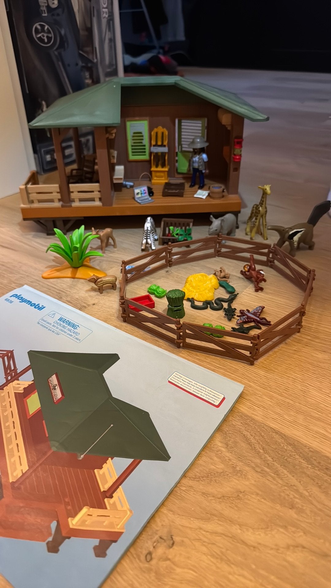 Playmobil rangerhut, Ophalen of Verzenden, Gebruikt