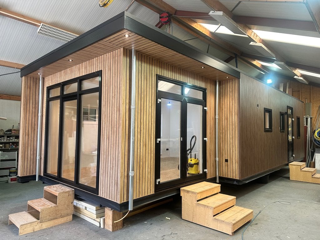 Chalet te koop A++ Nieuw bj 2026, Caravans en Kamperen, Tot en met 4