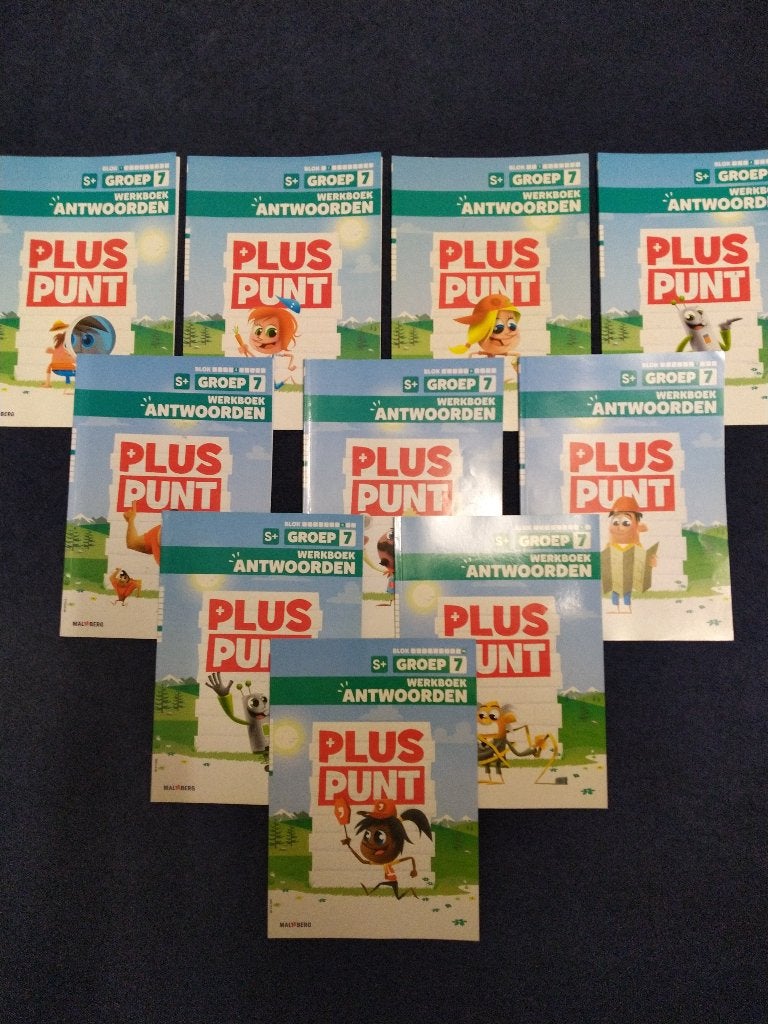 Pluspunt-Groep 7-Antwoordenboek 7S Blok 1 t/m 10 voor €40,-, Boeken, Ophalen of Verzenden, Nieuw, Overige niveaus, Overige vakken