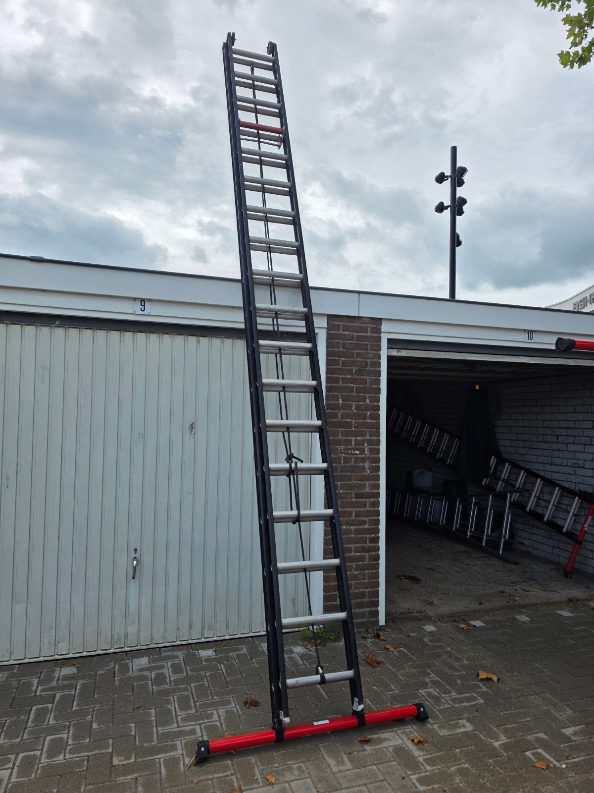 Altrex Mounter 2x18 sporten touwladder, Ophalen, Gebruikt, 4 meter of meer