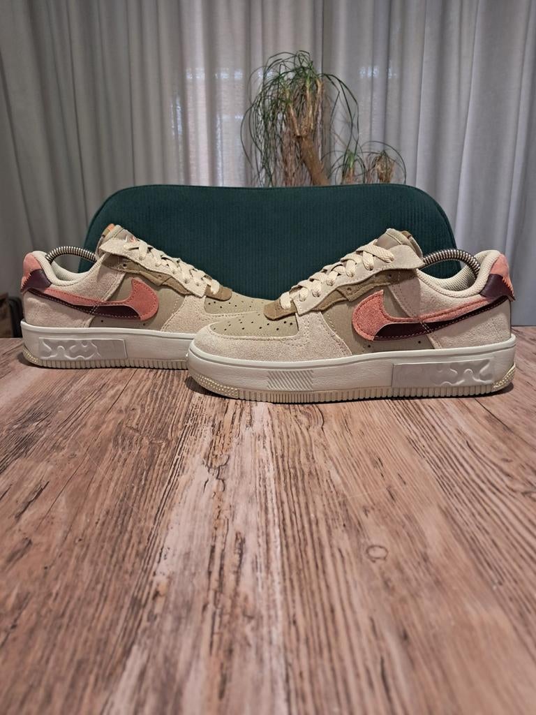 Nike Air Force 1 Premium Fontanka 'Rattan' Size 38, Beige, Nike, Ophalen of Verzenden, Sneakers of Gympen
