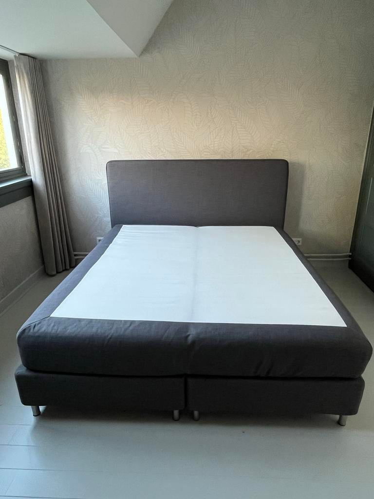 IKEA Dunvik Boxspring 180x200, Huis en Inrichting, Ophalen, Tweepersoons, Zo goed als nieuw, 180 cm