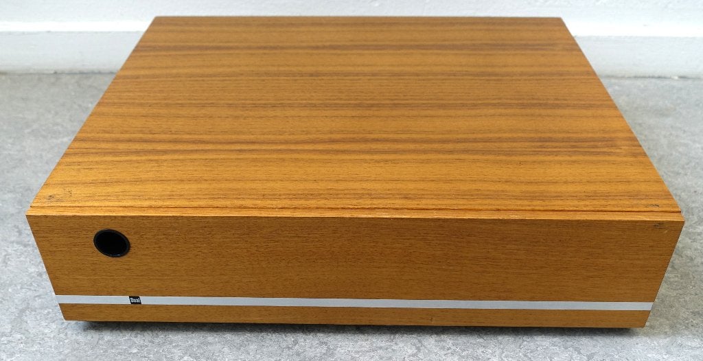 Vintage Dual opbergdoos vinyl teakhout LP HiFi 60's 1 van 2, Ophalen of Verzenden, Gebruikt, 12 inch, LP