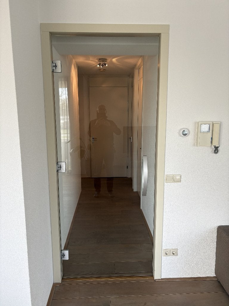 Glazen binnendeur, Ophalen, Gebruikt, 80 tot 100 cm, 215 cm of meer
