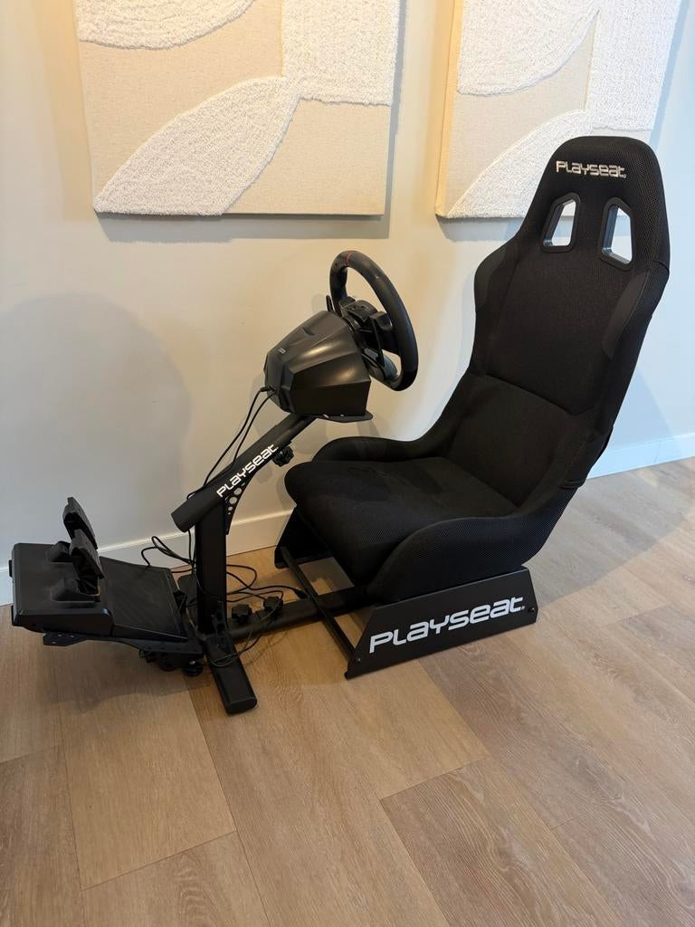 Playseat met stuur en pedalen voor PlayStation, Ophalen, Gebruikt, 1 speler, Racen en Vliegen