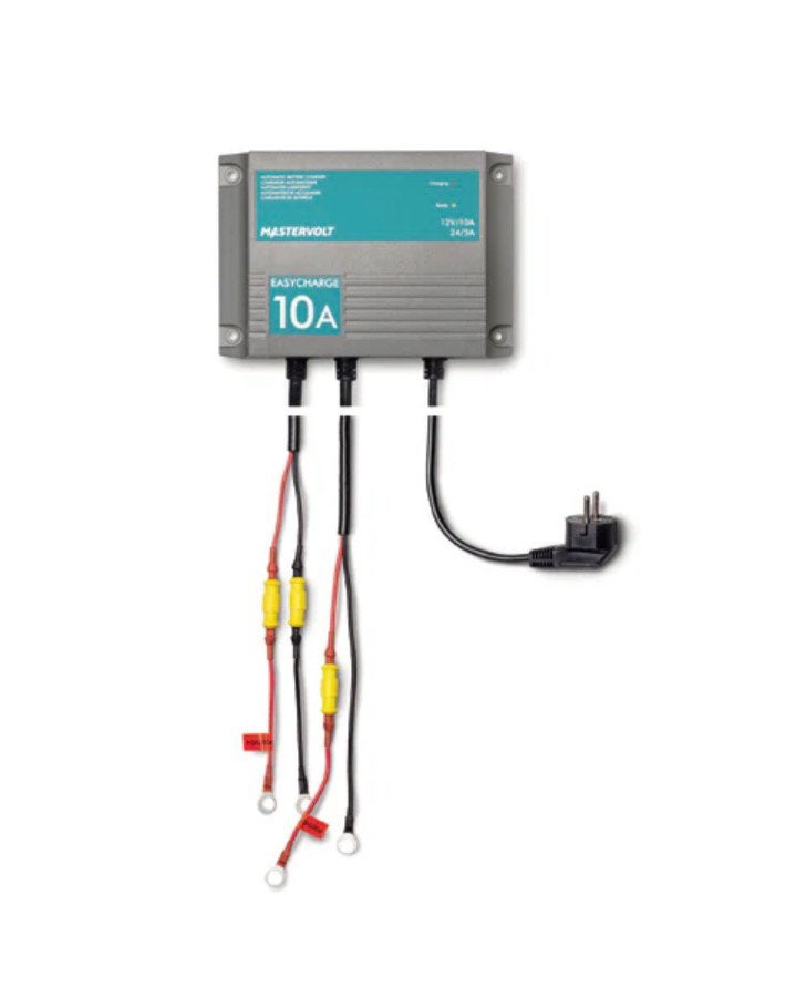 Te koop: Mastervolt EasyCharge 10A acculader – overcompleet, Auto diversen, Laadpalen, Ophalen of Verzenden, Gebruikt, Laadkabel