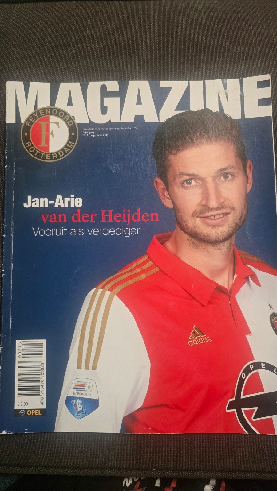 Feyenoord Magazine - Jan-Arie van der Heijden (2013), Ophalen of Verzenden