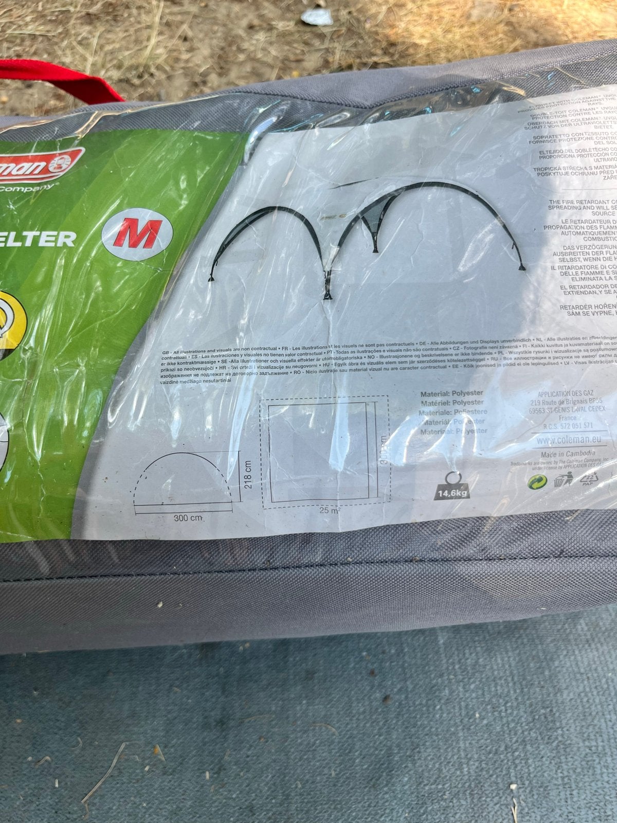 Coleman Event Shelter M - Partytent/Schaduwdoek, Ophalen