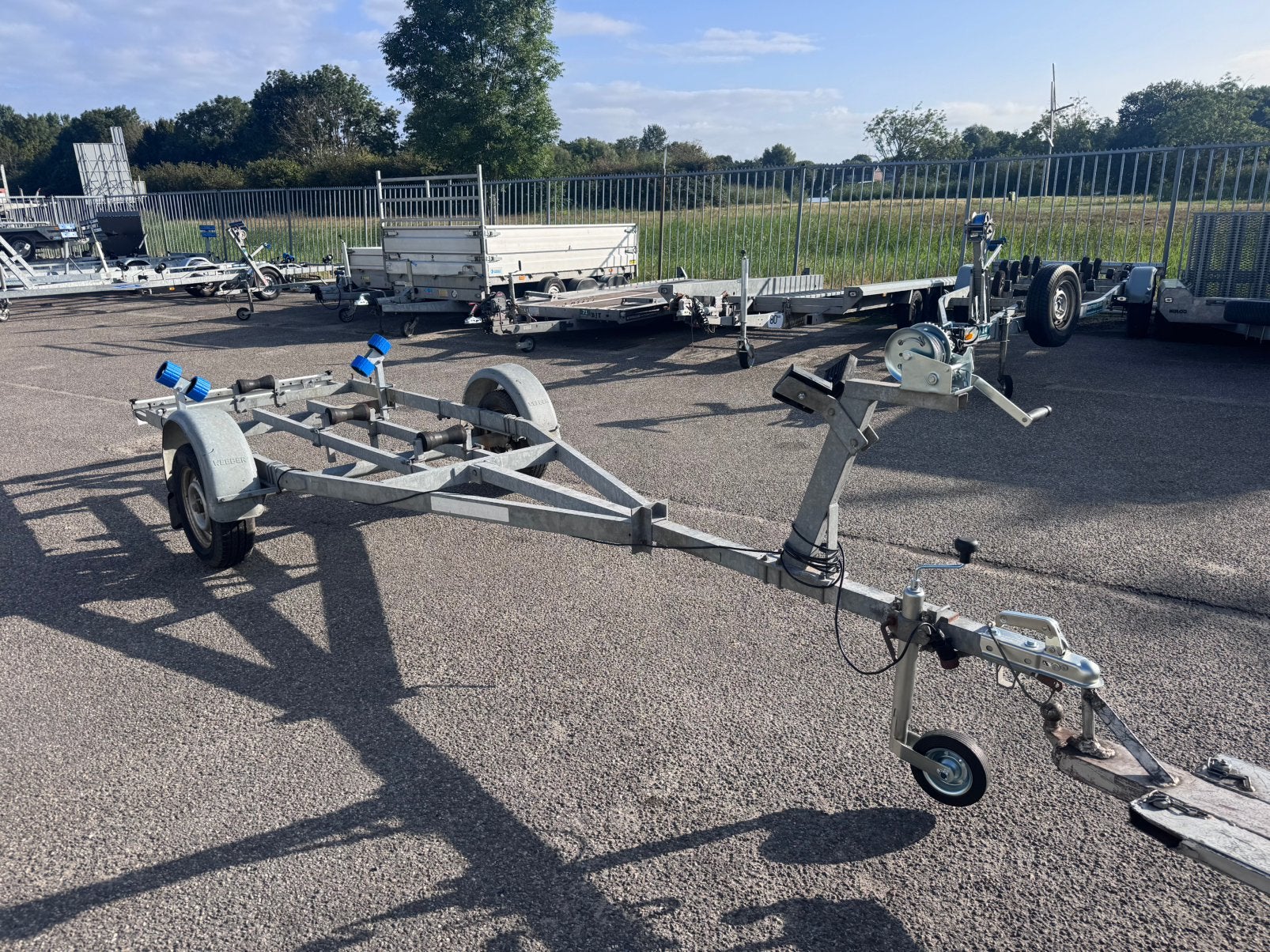 ongeremde kantel boottrailer 750 kg, Watersport en Boten, Ophalen, Minder dan 1500 kg, Gebruikt, 6 tot 9 meter