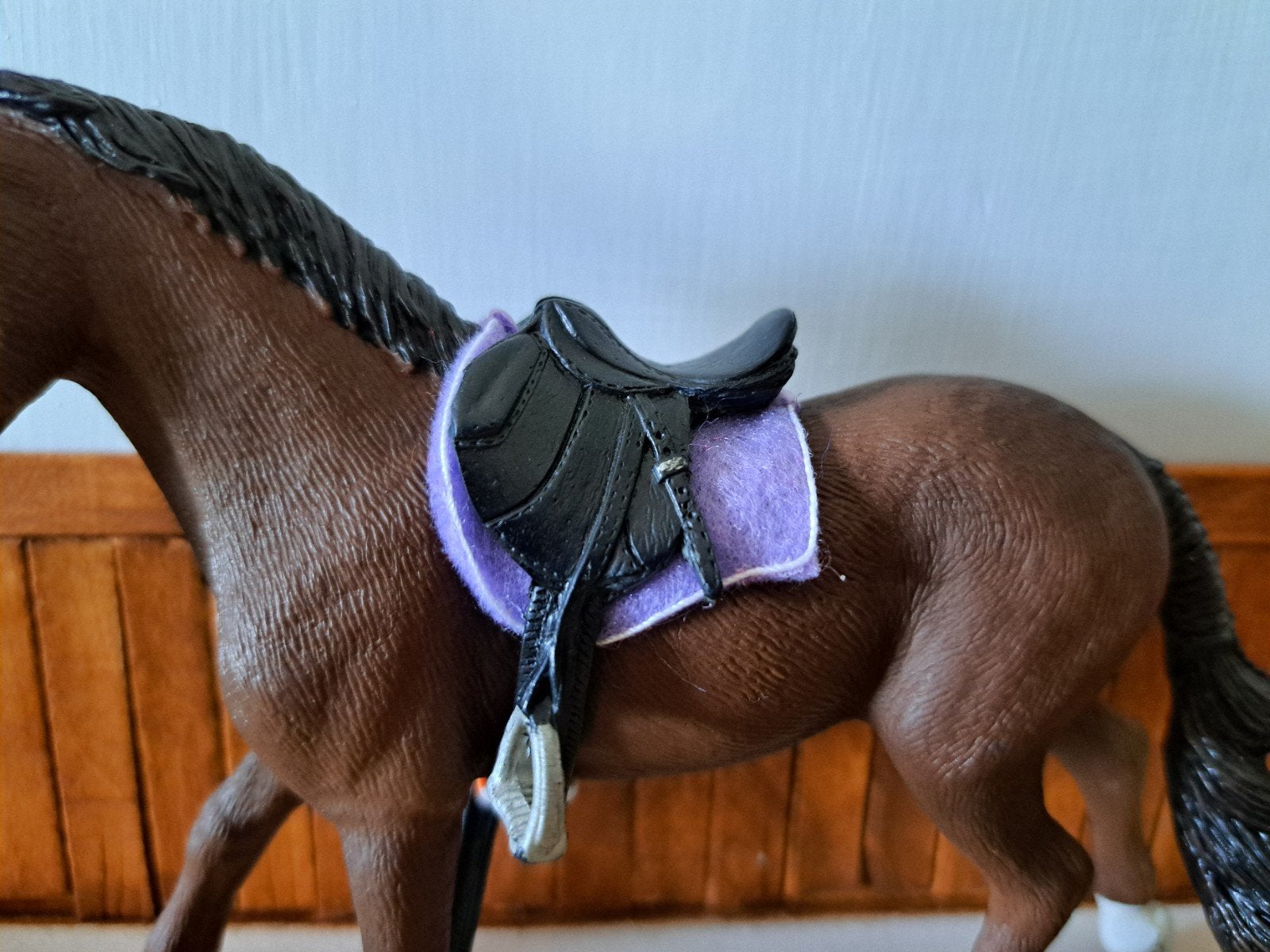 schleich zadel dekje lila, Ophalen of Verzenden