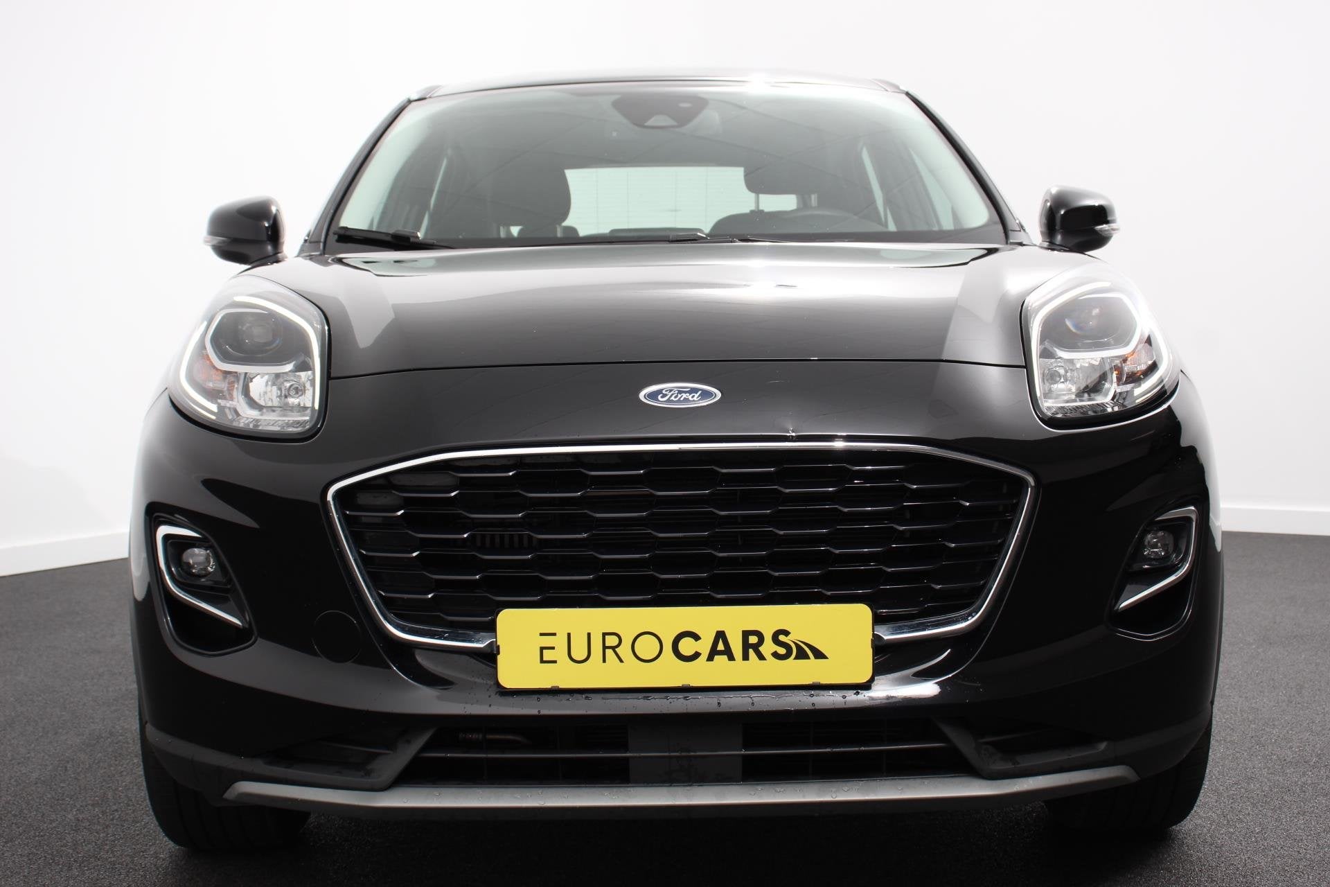 Ford Puma 1.0 EcoBoost Hybrid Titanium Navigatie Climate Con, Voorwielaandrijving, Euro 6, Traction-control, Zwart
