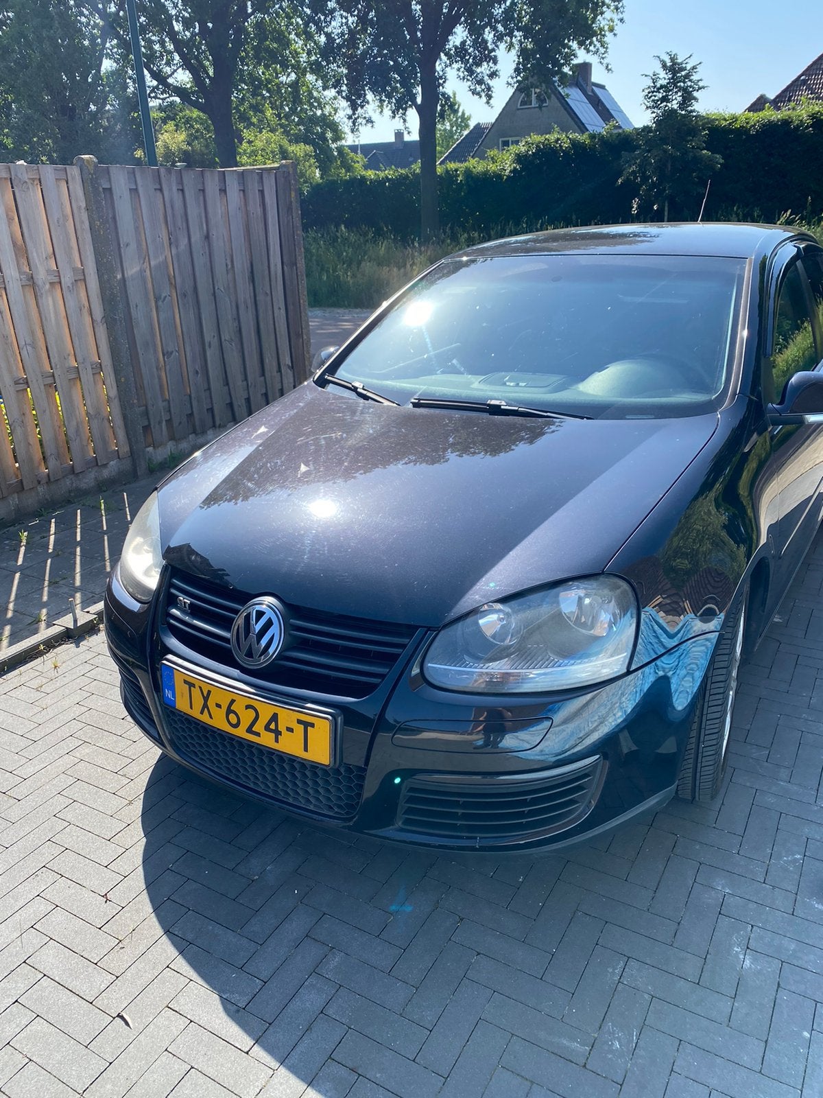 Volkswagen Golf GT 1.4 TSI 125KW 3D 2007 Zwart, Auto's, Volkswagen, Voorwielaandrijving, 1273 kg, 4 cilinders, Zwart