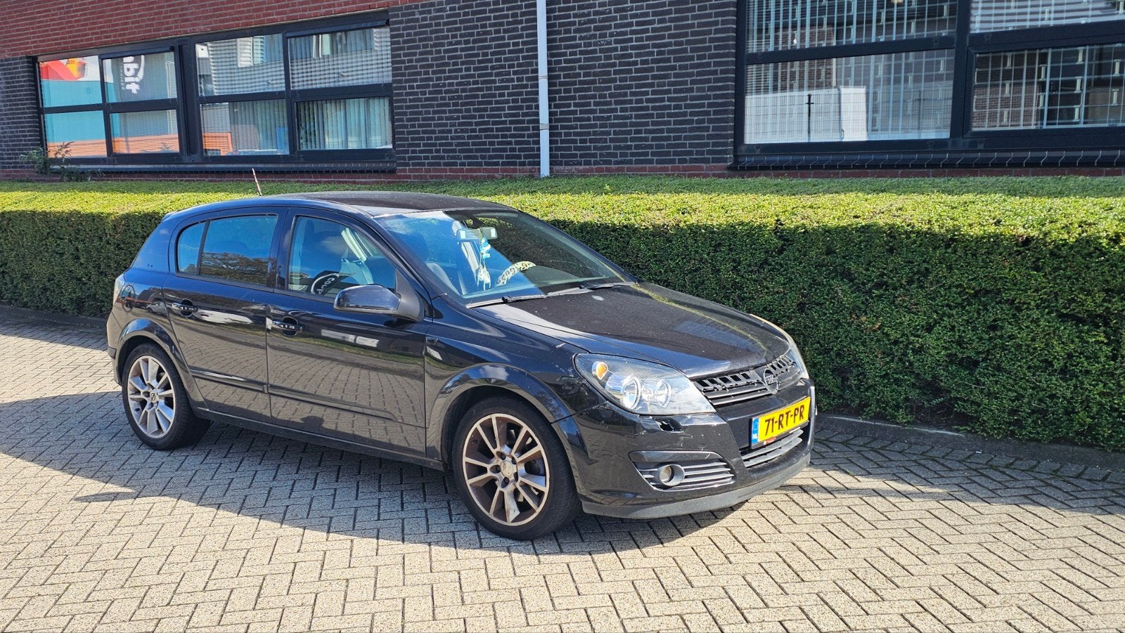 Opel Astra 2.0 Turbo 125KW 5D 2005 Zwart, Auto's, Voorwielaandrijving, 1998 cc, 4 cilinders, Zwart