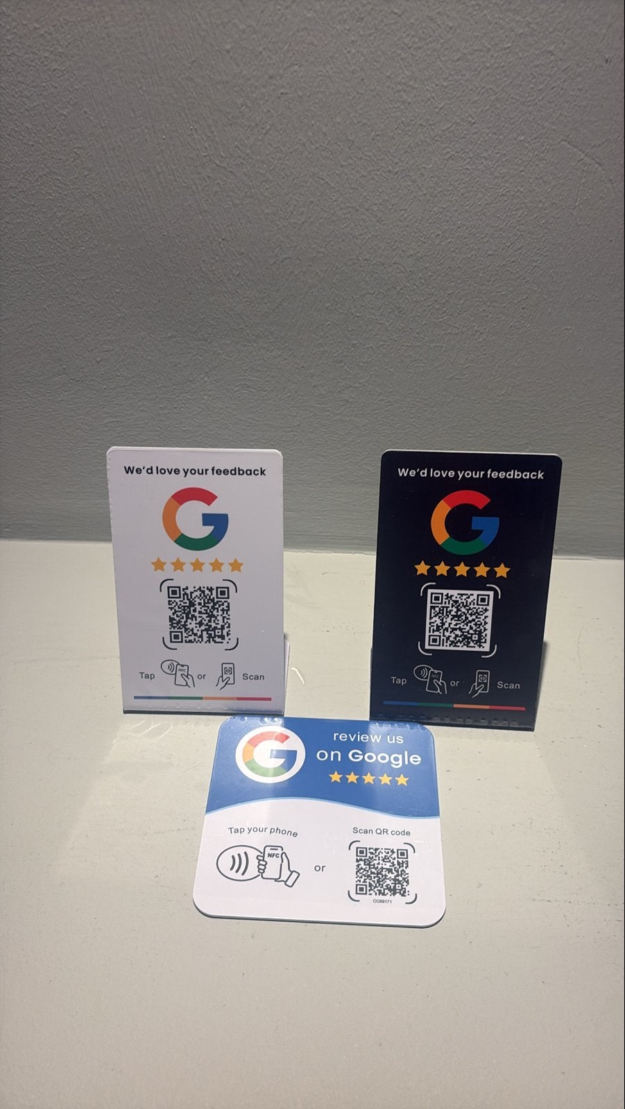 Google Review Card – NFC + QR – Bulk & Los, Diversen, Ophalen