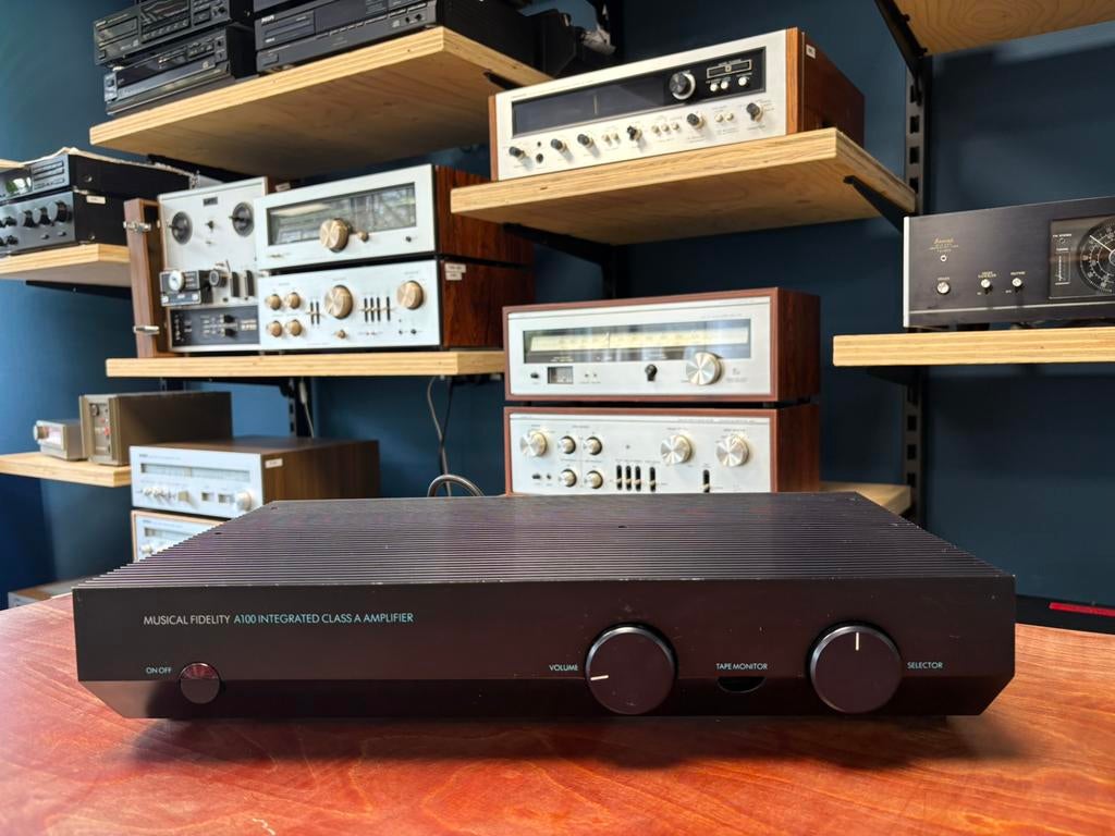Musical Fidelety A100 versterker aka ‘de grill plaat’, Overige merken, Refurbished, Ophalen of Verzenden, Minder dan 60 watt