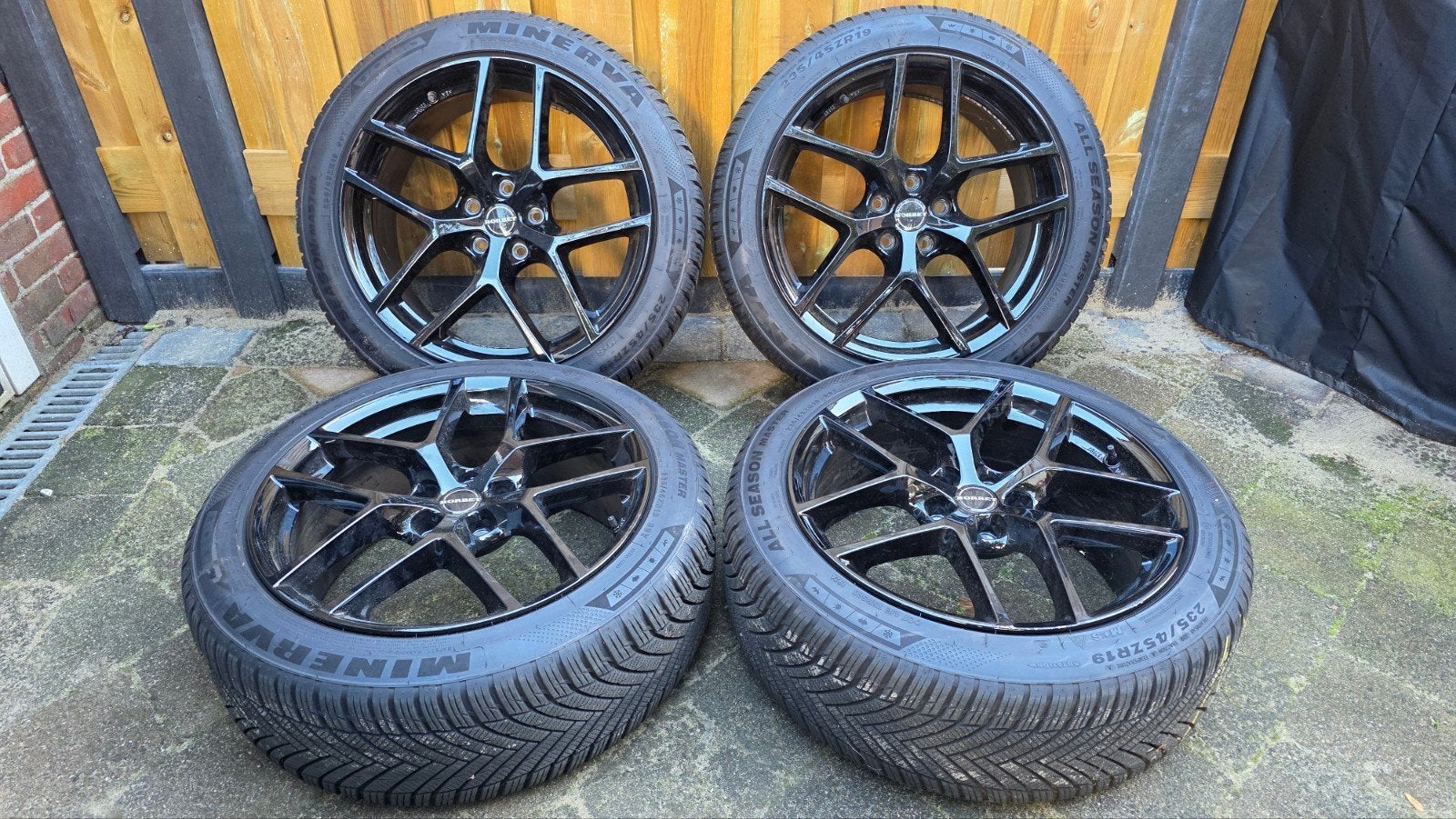 19 inch Borbet velgen | 4-seizoenenbanden mazda cx5 5x114.3, Velg(en), 235 mm, Zomerbanden, Ophalen