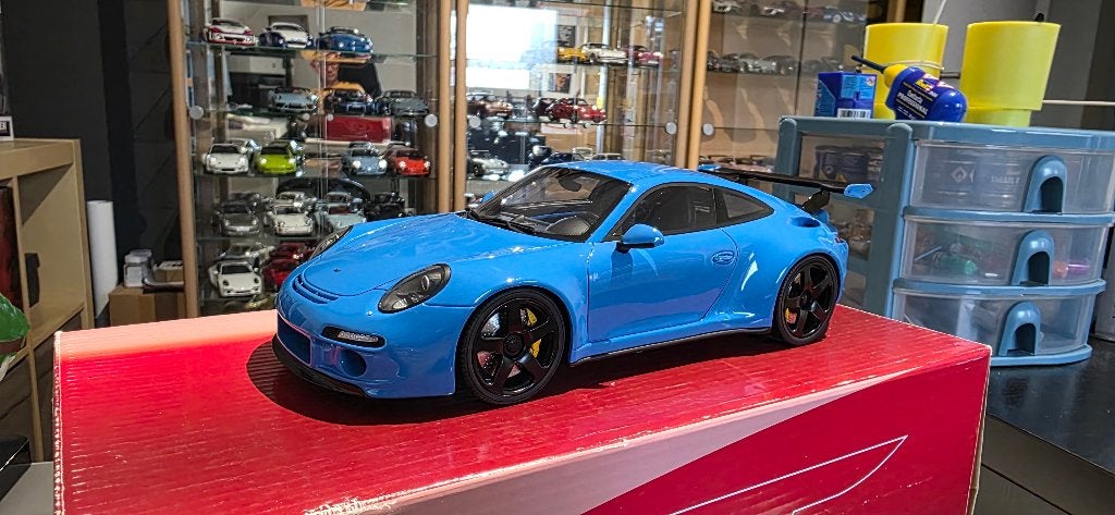 Porsche 911 RUF RTR Turbo 1/18 gt-spirit, Hobby en Vrije tijd, Modelauto's | 1:18, Ophalen of Verzenden, Zo goed als nieuw, Auto