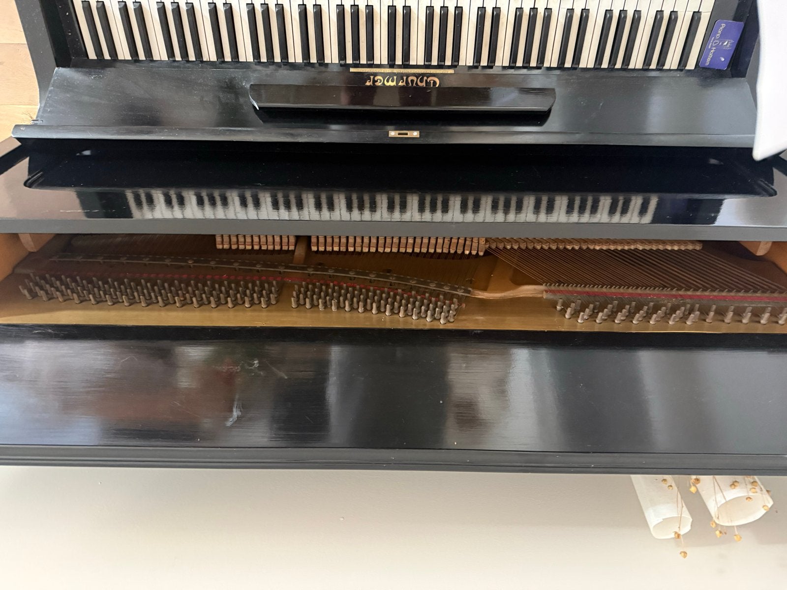 GRATIS prachtige desgine Thürmer Piano - Zwart, Gebruikt, Ophalen, Gebruikt, Zwart, Piano